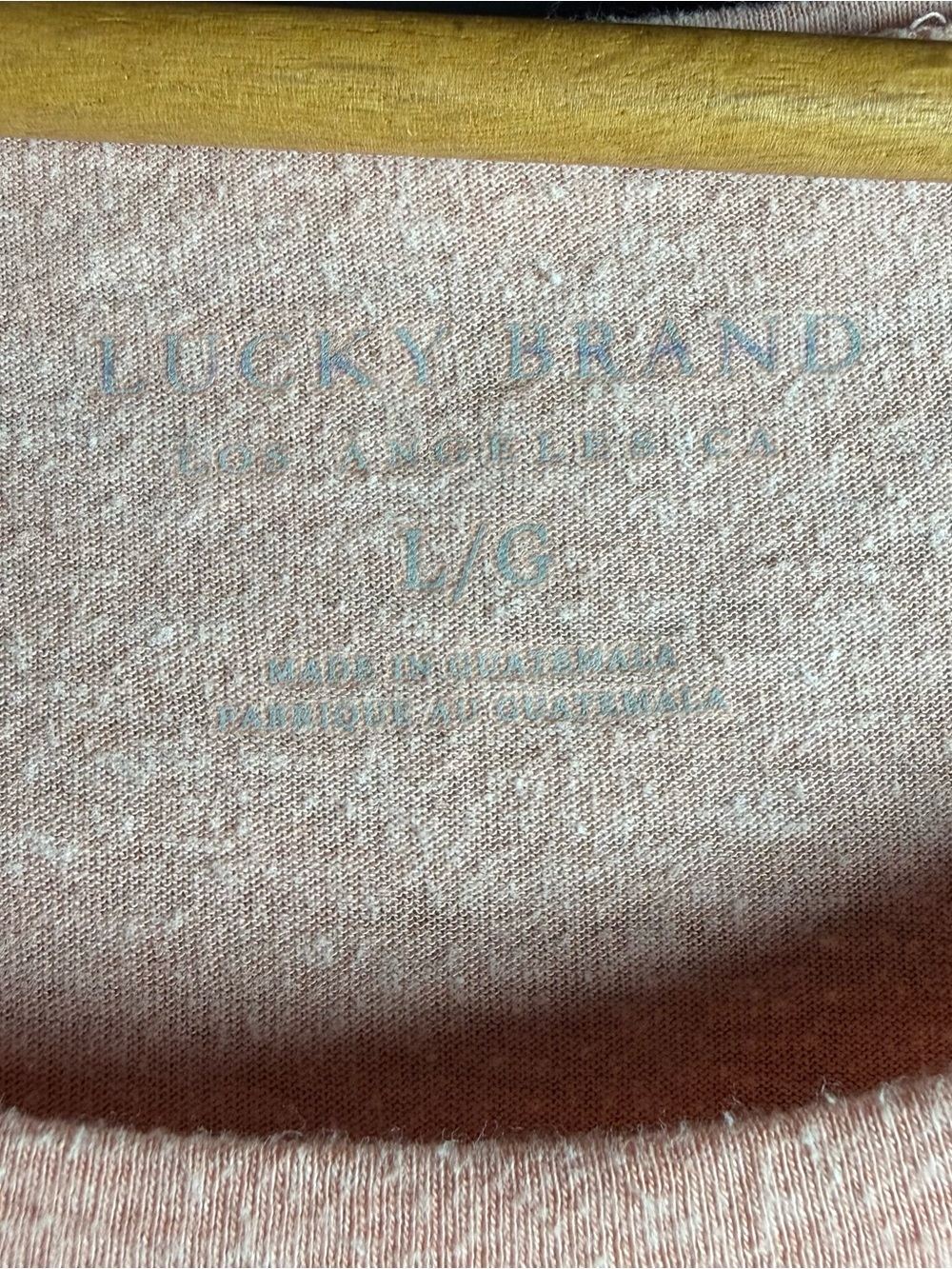 Lucky Brand Pink Graphic Short Sleeve Tee - Picture 6 of 8